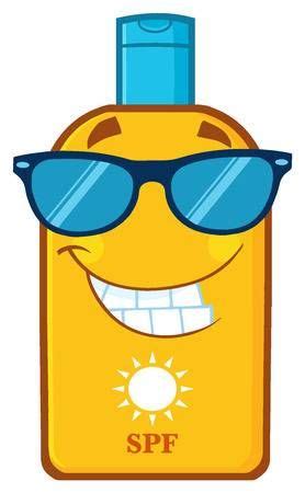 Sun care product mascot